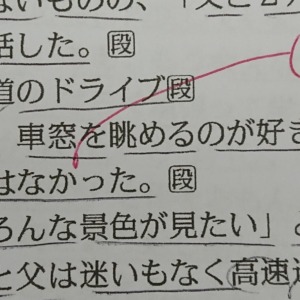 車窓を眺める?